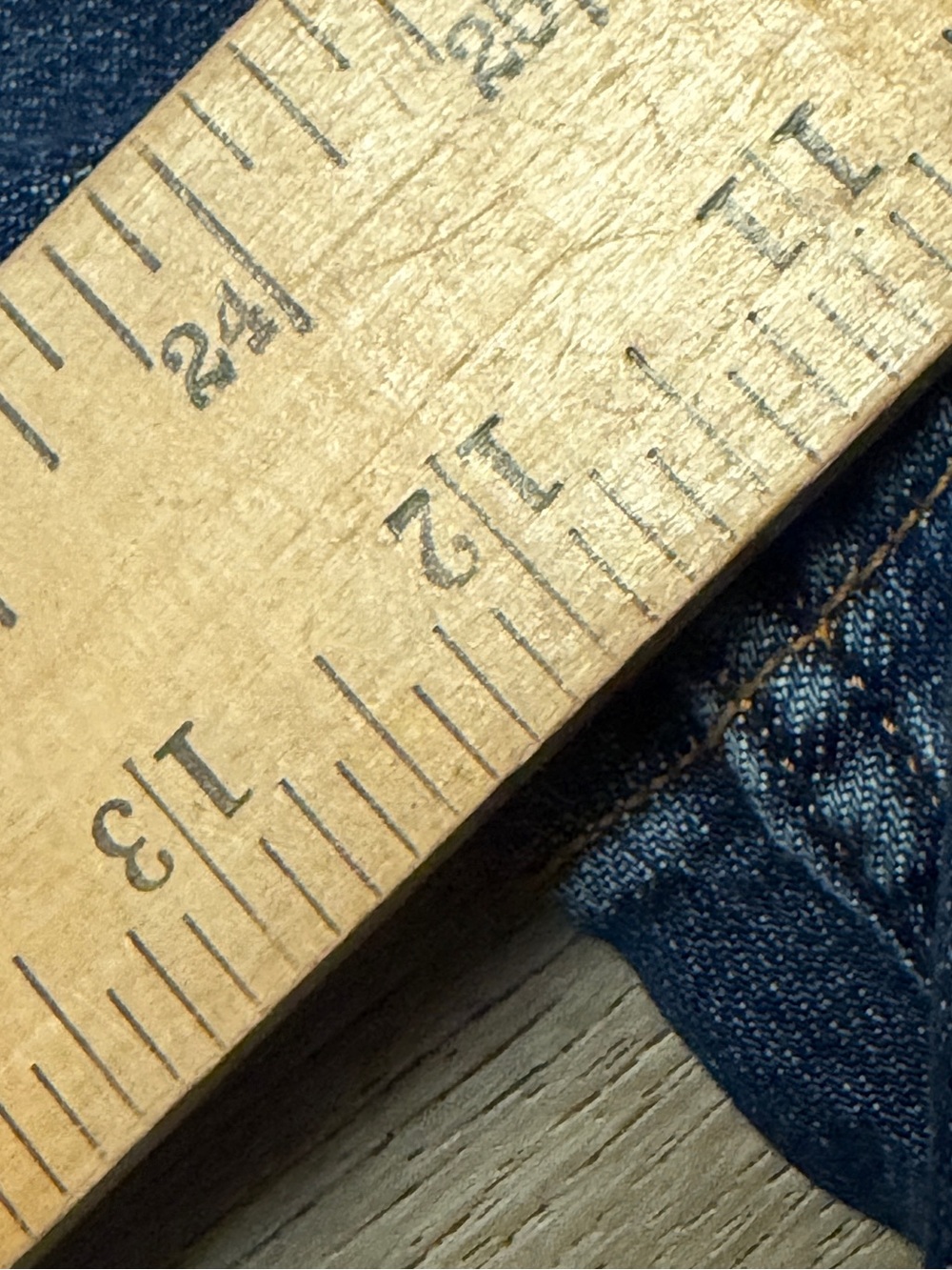 Maeve Blue Denim Colette Jeans Size 26 Flare Wide Leg - Picture 13 of 15